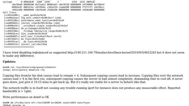 DevOps & SysAdmins: Disk IO causing high load on Xen/CentOS guest смотреть онлайн