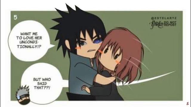 Romance or not? || Sasuke x Sakura (Team 7) Funny Comics смотреть онлайн
