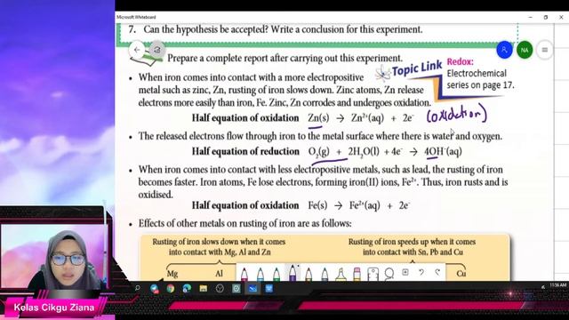 CHEMISTRY FORM 5 CHAPTER 1.6 RUSTING смотреть онлайн