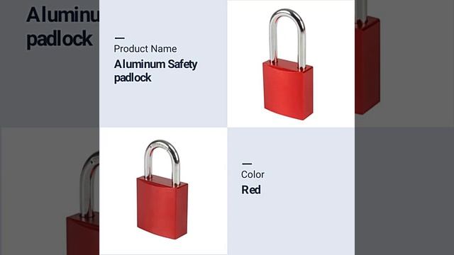 |SAFETYY PADLOCK|-MSL01-03 Aluminum padlocks with 2 keys смотреть онлайн