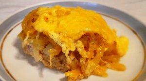 Котлеты под картофельной шубкой