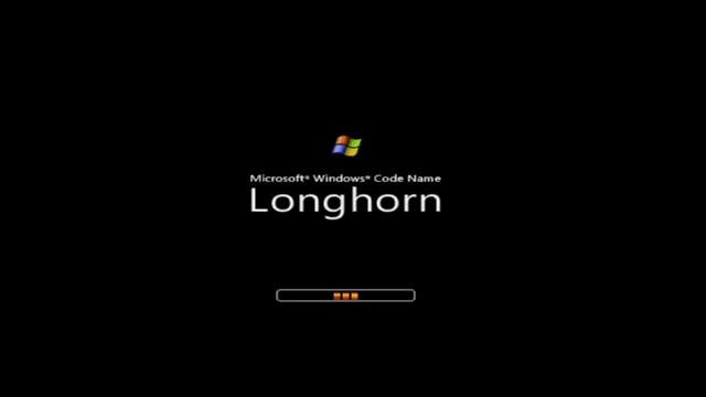windows longhorn build 4074 boot animation смотреть онлайн