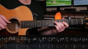 Howl's Moving Castle Theme - Merry-Go-Round of Life - Fingerstyle Tutorial + TAB | 人生のメリーゴーランド