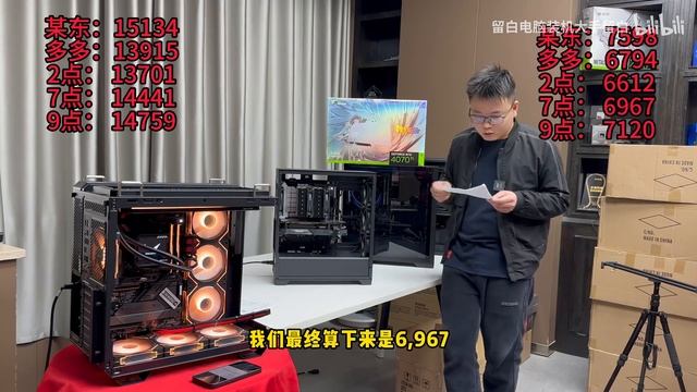 一台电脑要黑你多少钱，华硕弹药库纯黑搭配，爱国者6750GRE整机搭配，价格分析！ смотреть онлайн