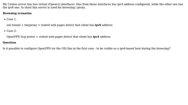 How to force Centos to use ipv6 interface only? смотреть онлайн