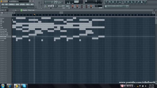FL Studio 9- All Stock Crunk Beat (Free FLP and MP3 Download) смотреть онлайн