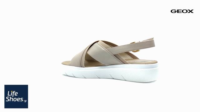 Geox Sandal Tamas Γυναικεία Ανατομικά Πέδιλα Μπεζ (D02DLA 000BC C5000) смотреть онлайн