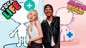 ТОКА БОКА СЕРИАЛ БРУНО МАРС И РОЗЭ Создаем BRUNO MARS ROSE