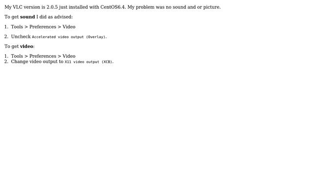 VLC on CentOS 6 always shows black screen (3 Solutions!!) смотреть онлайн