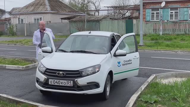 03-04-2025 г. Новый санитарный автомобиль получила Вольненская врачебная амбулатория смотреть онлайн
