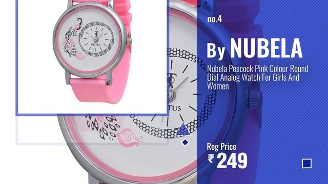 Top 10 Nubela Watches [2018]: NUBELA Analogue White Dial Girl's & Women's Watch -Love Pink смотреть онлайн