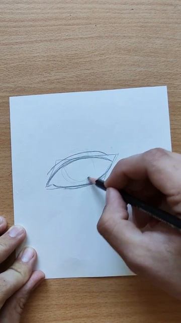 Легкий способ КАК НАРИСОВАТЬ ГЛАЗ #shorts смотреть онлайн