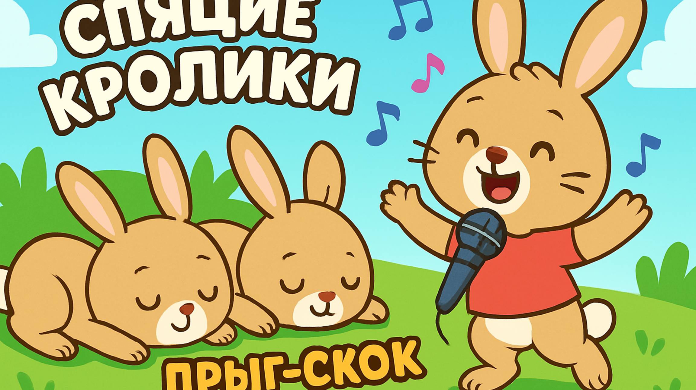 "Песенка про спящих кроликов | Sleeping Bunnies | Весёлое обучение для малышей" 🐰🎶 смотреть онлайн