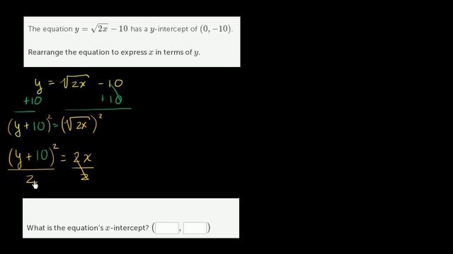 Manipulating formula example | Linear equations | Algebra I | Khan Academy смотреть онлайн