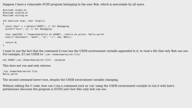 Unix & Linux: Exploit SUID program by using environment variables смотреть онлайн