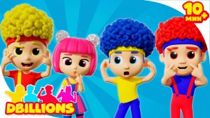 Учим Части Тела и Танцуем! | D Billions Детские Песни + СБОРНИК D Billions Детские Песни
