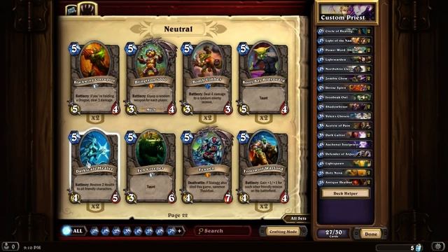 Hearthstone #154 - Priest Deck Rebuild (1080p 60fps) смотреть онлайн