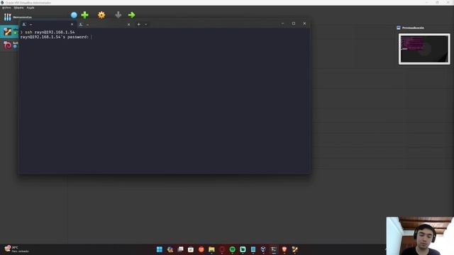 Conexión servicio SSH Ubuntu (maquina virtual) SO(Windows 11) смотреть онлайн