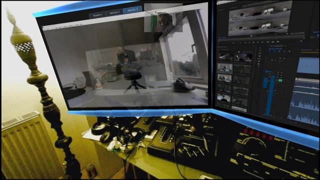 Meta 2 Metaglasses : holographic Adobe Premiere Pro 3D 360° VR Video editing смотреть онлайн
