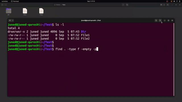 How to Delete Empty Regular Files in Linux Using Terminal | find Command смотреть онлайн