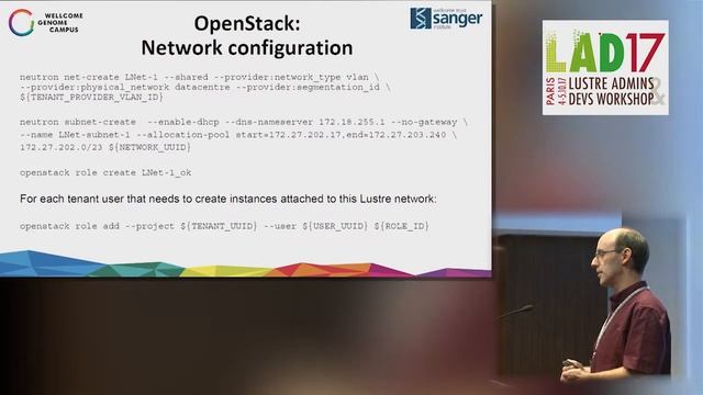 LAD 2017 - Dave Holland - Experiences in providing secure multi-tenant Lustre access from OpenStack смотреть онлайн