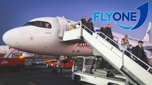 FLY One. Перелет Москва (Домодедово) -  Ереван 3F-316