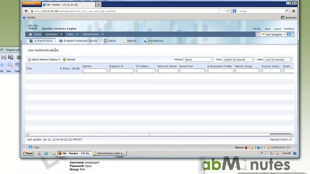 LabMinutes# SEC0035 - Cisco ISE 1.1 Device Admin RADIUS Authentication смотреть онлайн