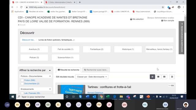 Esidoc - Gérer les catalogues guidés смотреть онлайн