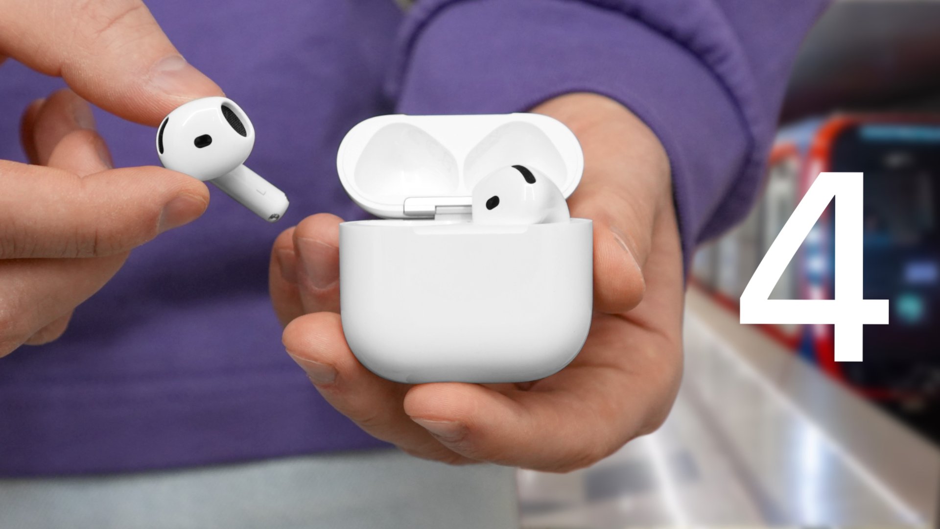 AirPods 4 в реальной жизни