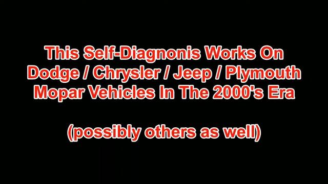 Read Check Engine Service Light Codes At Home DIY - Dodge Ram Chrysler PT Cruiser Jeep Hemi Dakota смотреть онлайн