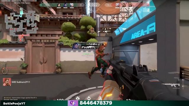 Valorant Live Stream|| ONLY UNRATED ||BATTLEPOOJA❤| discord !id !playlist !spec смотреть онлайн