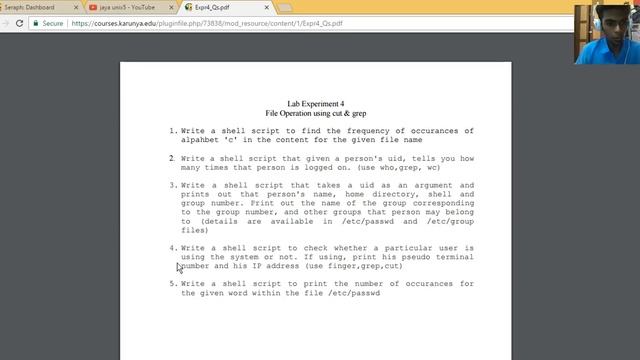 unix lab exp 5 смотреть онлайн