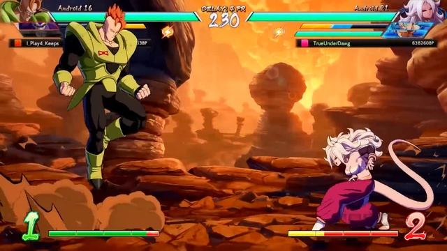 BLASTED BY GOKU BLUE!! - Dragon Ball FighterZ - Ranked Matches! (Vegito, Android 21, Goku) смотреть онлайн