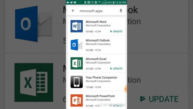How to open and install Microsoft office apps in Android Phone.. смотреть онлайн