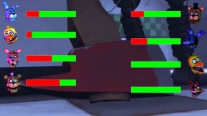 [FNaF SFM] Withered vs Rockstar WITH Healthbars