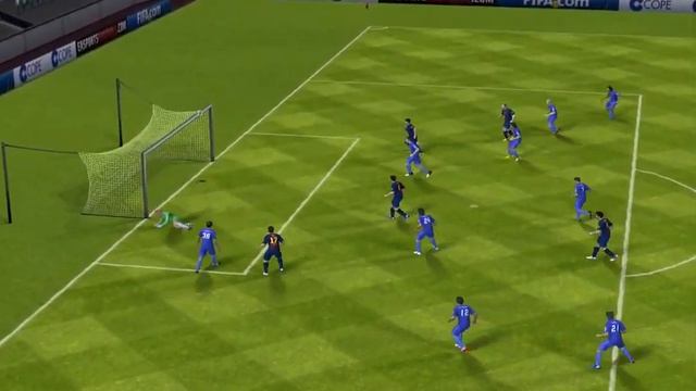 FIFA 13 iPhone/iPad - FC Barcelona vs. Valencia CF смотреть онлайн