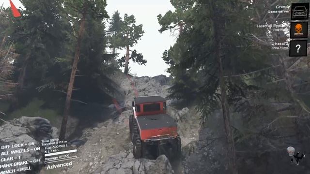 SpinTires | Cruiser Adventure | Map Mod | Toyota FJ40 6x6 | Part 2 смотреть онлайн