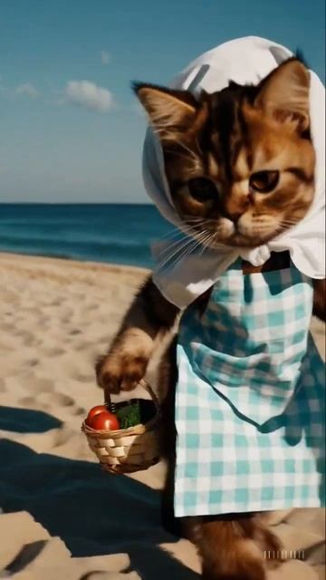 La course du chat vers la maison au bord de mer смотреть онлайн