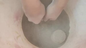 Asmr Sand Cement crumbling in bucket | Dust Play | Sand Cement ASMR #28