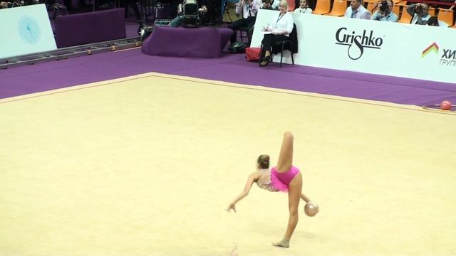 Adisa Bjelic, Bosnia and Herz., ball. Grand Prix Moscow 19.02.2016 смотреть онлайн