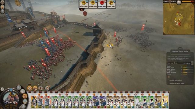 Shogun 2 Total War Rise of the Samurai Part 14 Down right Slaughter смотреть онлайн