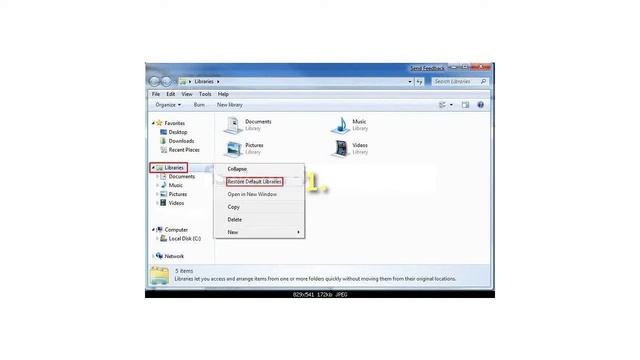 How to Restore the Default Libraries in Windows 7 and Windows 8 смотреть онлайн