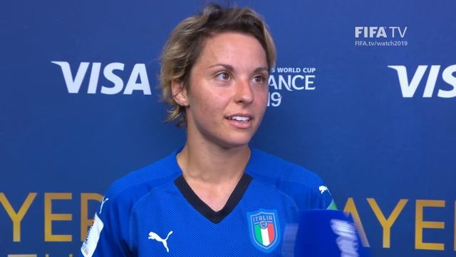 Valentina Giacinti – Player of the Match – Italy v China PR смотреть онлайн