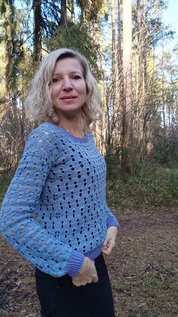 Джемпер крючком.#knitting#crochet#своимируками#вязанаяодежда смотреть онлайн