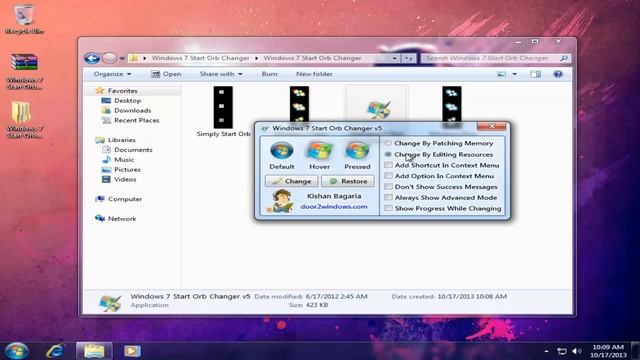 ❅❅ ☯☯☯ How To Change Windows 7 Start Button Orb By Frank Xavier ☯☯☯❅❅ смотреть онлайн