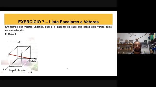 Aula Sincrona - Física Geral I: Exercícios de Vetores - 01 abril 2021 смотреть онлайн