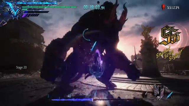 Devil May Cry 5 Vergil Boss rush (Motivated) SSS Rank смотреть онлайн