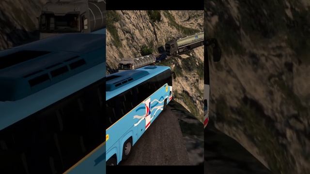 Haryana Roadways Bus - The Most Dangerous Roads in the World in the game Euro Truck Simulator смотреть онлайн
