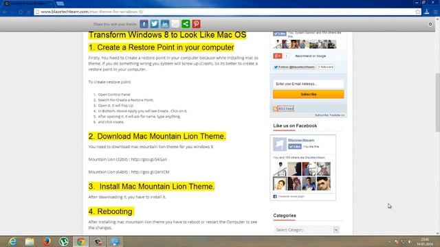 Transform Your Windows 8 into Mac (Free) using Mac Theme for Windows 8 смотреть онлайн