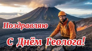 6 Апреля. С Днём Геолога! Классное поздравление с праздником!